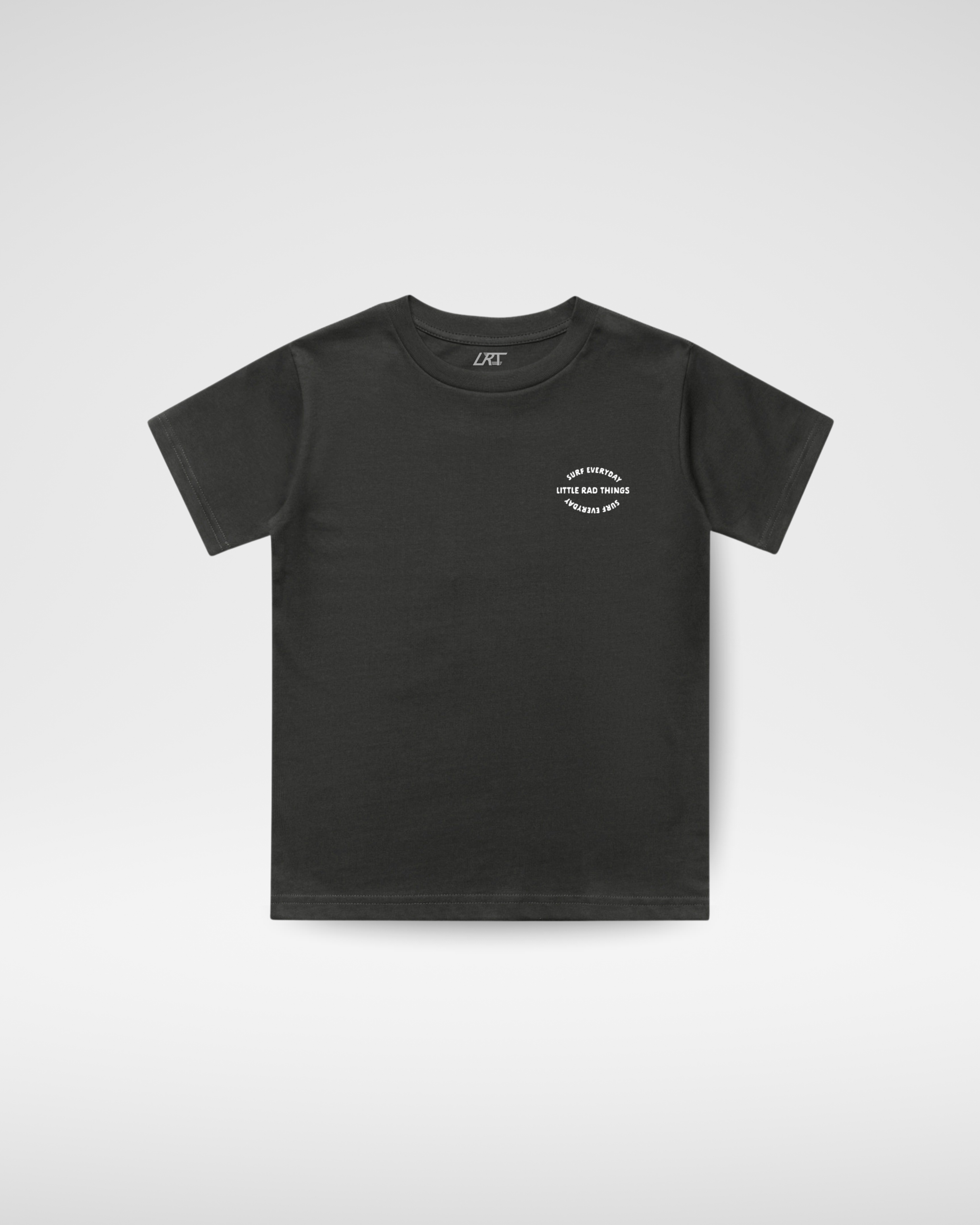 SURFS UP GIRL TEE - BLACK