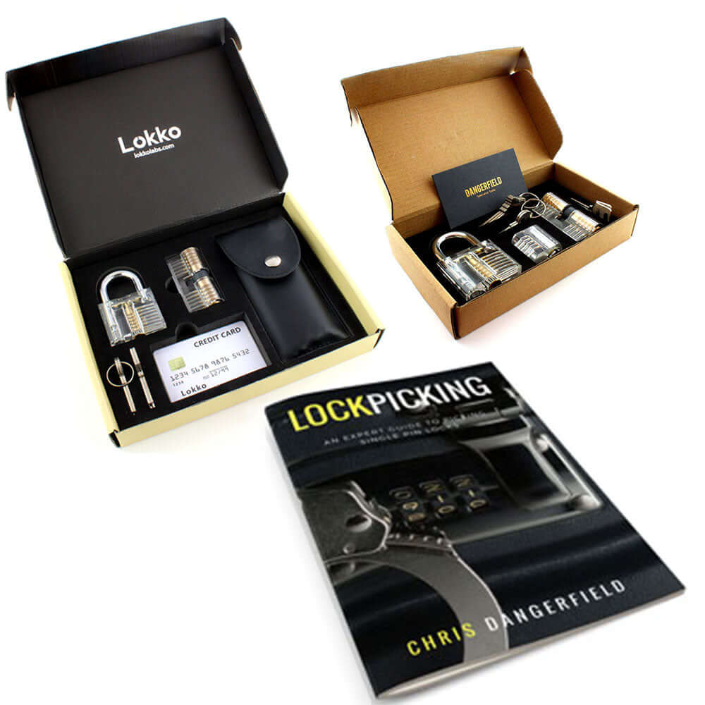 Lock Pick Set - for Beginners+: Lock Picks by LOKKO, Practice Locks, Covert Kit + How-to Guide