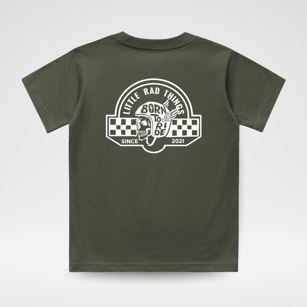 TIL DEATH DO WE RIDE TEE - OLIVE