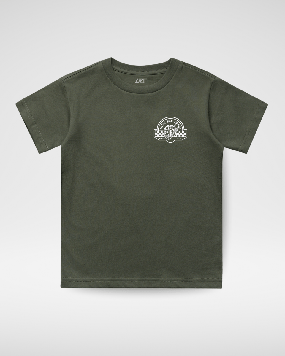 TIL DEATH DO WE RIDE TEE - OLIVE